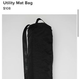 Alo Yoga Mat Utility Bag- Brand New With Tags never used